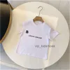 Camisetas Cabeza de algodón y niñas Camiseta de verano de verano 2023 Nuevo para niños y mujeres infantiles para niños Western Kid Half manga