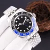 Luxury Brand Top Quality Men Watch Automatic AAA GMT Mechanical Watch Glass Luxury Watches gratis frakt 316L Rostfritt stål