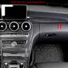 Накладки на приборную панель центральной консоли, 2 шт., ABS для Mercedes Benz C Class W205 180 200 2014-18 GLC X253 260 2015-18 LHD323E