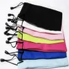 New Arrival Whole 500pcs lot Waterproof Mobile Phone Bag Sunglasses Pouch Soft Eyeglasses Bag Glasses Case Many Colors224S