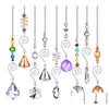 Tuindecoratie Kristallen Zonvangers Decoratie Met Ketting Kleur Glazen Hangers Hangende Prisma Ornament Raam Patio Party D Dhwcu