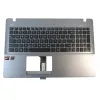Repose-paume pour ordinateur portable, couvercle supérieur, clavier sans pavé tactile, pour Asus X550D, X550DP, X550Z, X550ZA, X550ZE, argent, offre spéciale, nouveau