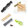 Strumenti per sushi 11 pezzi Set per creatore Stampo per macchina Kit rullo bazooka Strumento per arrotolare carne di verdure Gadget da cucina fai da te Accessori 230918