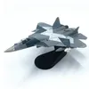 Modellino auto pressofuso in lega di metallo scala 1/100 russo Su 57 SU57 aereo da caccia aereo replica modello Su-57 aereo modello giocattolo per collezione 230915