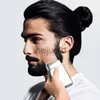 Barbeadores elétricos Kemei Tx5 Pro Metal Habitação Barber Shop Cabelo Barbeador Elétrico para Homens Barba Careca Máquina de Barbear Recarregável Navalha Elétrica X0918