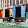 Gegoten modelauto 1/50 Simulatie Grote vrachtwagen Speelgoedautomodel Legering Diecast Transportcontainer Voertuig Auto voor jongen Geschenken met geluid Licht Trek terug 230915