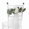 Dekorativa blommor Bröllopsfirande Floral PE Plastisk bandjubileum Hållbart återanvändbart parti 40 x 10 cm Simuleringsdekoration bunden