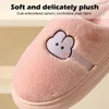 Pantoufles À La Mode Chaud Intérieur Hommes Ménage En Peluche Hiver Couples Personnalité De Bande Dessinée Anti Slip Doux Fond Coton Chaussures 230915