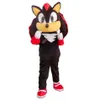 2019 2018 Sonic and Miles Tails 마스코트 의상 팬시 파티 드레스 카니발 의상 322S