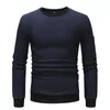 Pulls pour hommes Pulls pour hommes Pulls solides Pulls à col montant Printemps et automne Porter un maillot de corps mince Taille M à 4XL Bonne extensibilité