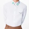 UPCYCLED REGULAR SHIRT Mens Designer Shirts Brand Clothing Men Long Sleeve Dress Shirt Hip Hop Style High Quality Cotton Tops 1019244f