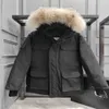 Designer canadien Mens Goose Puffer Down Veste Femme Parkas Hiver Épais Manteaux Chauds Coupe-Vent Lettres De Broderie Streetwear Causal Vêtements D'extérieur Parkasd9lg