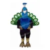 Halloween Blue Peacock Mascot Costiums Wysokiej jakości Cartoon Temat Postacie Carnival unisex dla dorosłych strój świąteczny strój