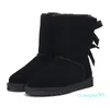 australia women snow boots Chestnut High Bow Low Black Grey Pink Navy Blue ankle short classic winter booties