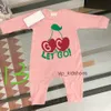 En stock 100% coton infantile né bébé garçon fille designer marque lettre costume salopette vêtements combinaison enfants body bébés tenue barboteuse outfi G8080