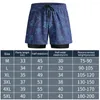 Men's Swimwear Men Running Gym Short Pants Double-layer Swim Shorts Quick Dry Stretch Waist Lace Up Comfortable Liner Fitness Sportswear