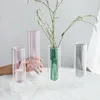 Vasen, transparente Glasvase, personalisierte florale Heimdekoration
