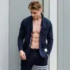 Fashion Brand Blazer Men British Casual Suit Slim Fit Men's Jacket Spring And Autumn Single Breasted Cotton Coat Correct vers3464