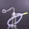 Wholesale 10mm Female inner Hookah 10mm female colorful Ash Catcher Small Bubbler water dab rig bongs pipe with glass oil burner bowl