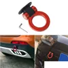 Corde da traino Barre Gancio per rimorchio per auto Attrezzo da corsa Stile Anello anteriore Paraurti posteriore Ganci di traino decorativi Utensili manuali Consegna a goccia Automobili Dh9Kx