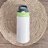 FedEx DIY Cup sublimering 12oz Watter Bottle Rostfritt stål Sippy Cup Straw Cups Bra kvalitet för barn xspxo