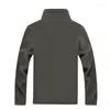 Sudaderas con capucha para hombre JUMPSNOW 2023, chaquetas informales de lana Softshell, sudadera cálida, abrigos térmicos, ropa de marca gruesa sólida