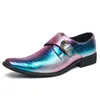 Nowe koronki dla mężczyzn w górę lustro serpentynowe skórzane buty męskie sukienki ślubne PROM HOMECOMING MIOAFER FOUTWEAR ZAPATOS HOMBRE FOR BOTS Party Buty