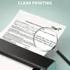 ITARI PORTABLE PRINTER Wireless for Travel, M08F-Letter BT Mobilskrivare Support 8.5 "x 11" US Letter, Inkless Thermal Compact Printer