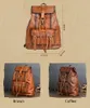 Rucksack Luufan Anti-Diebstahl-Herren-Rucksack aus echtem Leder, wasserdicht, Laptop-Tagesrucksack, Damenrucksack, Schultasche, Reiserucksack für Herren