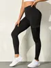 Women's Leggings Sexy Fashion Slim Fit Solid Wide Waistband Running Exercise Yoga Stretch Pockets Tinker Cargo Leggings 230918