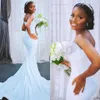 plus size arabic aso ebi crystals lace mermaid wedding dresses one shoulder bridal dresses cheap wedding gowns zj053286r