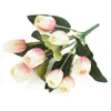 Flores decorativas 30cm tulipa flor artificial buquê de toque real falso para decoração de festa de casamento decoração de jardim de casa