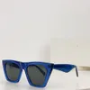 Damenmode-Sonnenbrille 41468, Cat-Eye-Stil, Acetatrahmen, personalisierte Outdoor-Sonnenbrille für Damen, französische Mode, klassischer Runway-Stil, mit Kette