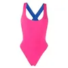 Fuchsia Pink Designer One Pieces Swimsuit Fashion Black Bikinis 2024 Monokini Sexig Push Up Swimwear Women Beach Wear Bathing Suits XL Bikini Set With Tag Female