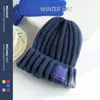 Japanese cloth pullover hat Students men and women couple knitted hat winter casual ear protection warm woolen hat tide