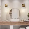 벽 램프 간단한 램프 침실 거실 크리스탈 거울 전면 욕실 메이크업 라이트 홈 장식 라이트