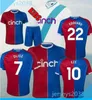 Eagles Futbol 2324 Formalar Saray Erkekler Çocuklar Futbol Gömlek Kristal CPFC Kitler 2023 2024 Edouard Zaha Milivojevic Mateta J.