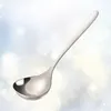 Spoons Chinese Soup Ladle Stainless Steel Spoon Scoop Cooking Utensil For Kitchen Home Restaurant 20cm