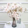 Fleurs décoratives 6 têtes fleur artificielle en soie pour la décoration de table à la maison Arrangement de fête de mariage matériaux d'ornement faux accessoires Po floraux