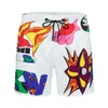 2022 Summer New Men's Pants Fashion Leisure Beach Pants Silky Tyg Shorts Design Style High-End Brand FY 13206H