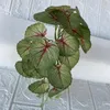 Decoratieve bloemen Kunstplanten Bladeren Wijnstok Klein handvat Begonia en varen Ingemaakt Geen pot Simulatie Groene planten Thuis Woonkamer