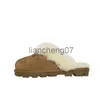 Pantofole 2023 Moda Stivali da neve invernali Pelle di pecora australiana Pantofole da donna leggere integrate per interni ed esterni x0916