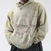 Hoodies للرجال Sweatshirts 2023 شتاء الخريف سانت مايكل بولوفرس جرسان يدوية على الجدران القديم تدمير القلن الذرات هوديس فضفاضة كبيرة الحجم j230918