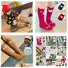 Chaussettes pour enfants 24 styles Uni Cartoon Animal Jambières Bébé Filles Garçons Genou Haut Totoro Panda Fox Mignon Rayé Pad Sock 0-6Y Drop Deliver Dhloh