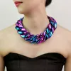 Choker Colorful CCB Acrylic Big Chain Necklaces Statement Necklace For Women Bib Collar Chunky Torques Hiphop Jewelry