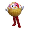 Halloween ice cream Mascot Costume Top Quality Cartoon Anime theme character Adults Size Christmas Outdoor Advertising Outfit Suit