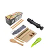 Sushi Tools Maker Kit Bazooka with Bamboo Mats Chopsticks Avocado Slicer Paddle Knife DIY Roller Machine 230918