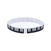100PCS Piano Key Silicone Rubber Bracelet Great To Used In Any Benefits Gift For Music Fans222k