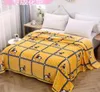 All-match Flannel Blanket Thickening Milk Velvet Blanket Lunch Break Air Conditioning Blankets Flannel Factory Wholesale