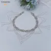 Bruiloft Sjerpen TOPQUEEN S08 Witte Jurk Sjerp Riem Bruids Zilveren Kralen Strass Luxe Vrouwelijke Sieraden Diamonte329a